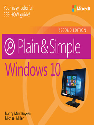 cover image of Windows 10 Plain & Simple
